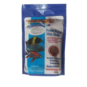 غذا ماهی تاپ فیش مدل Tropical FISH وزن 200 گرم